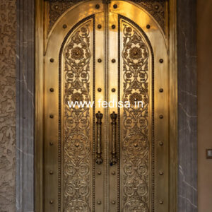 Premium Brass Stair Railing With Unique Design Safety Door Design Fabrication