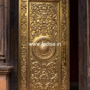 Decorative Brass Railing Design For Elegant Villas Round Grill Design