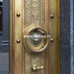 Designer Brass Handrail For Premium Staircases Grill Color Design