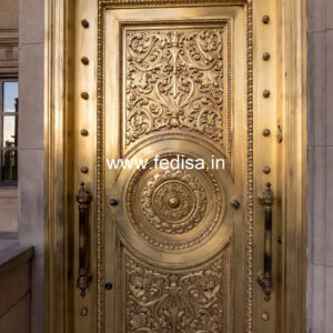 Brass Railing Design With Glass Combination Steel Grill Gate