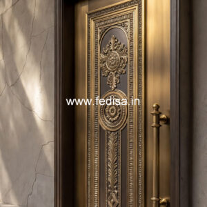 Heavy Duty Brass Railing Design For Durability Maharaja Gate Grill