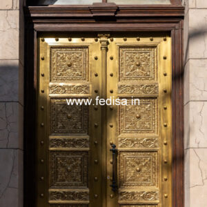 Elegant Brass Balcony Railing Design For Villas Building Grill Design