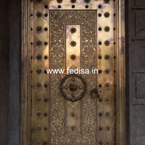 Decorative Brass Staircase Design Ideas Wooden Grill Door Design