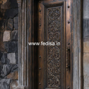 Luxury Brass Railing With Intricate Detailing Side Grill Design