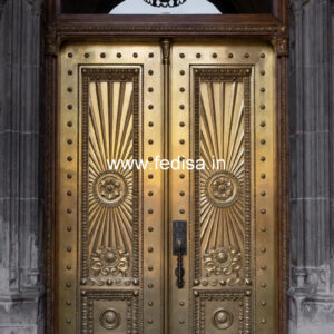 Elegant Brass Railing Design For Modern Villas Safety Grill Design For Main Door