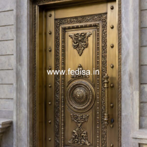 Classic Brass Balcony Railing With Royal Touch Room Window Grill Design