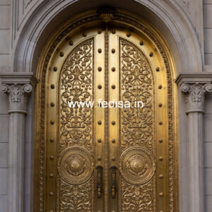 Antique Brass Balcony Railing For Classic Homes Khidki Design Simple