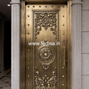 Designer Brass Stair Railing With Artistic Work Welding Designs For Windows And Doors