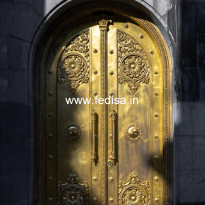 Brass Railing Design For Modern Home Interiors Half Round Window Grill Design