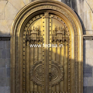 Stylish Brass Staircase Railing For Luxury Villas MS Safety Door Designs Catalog