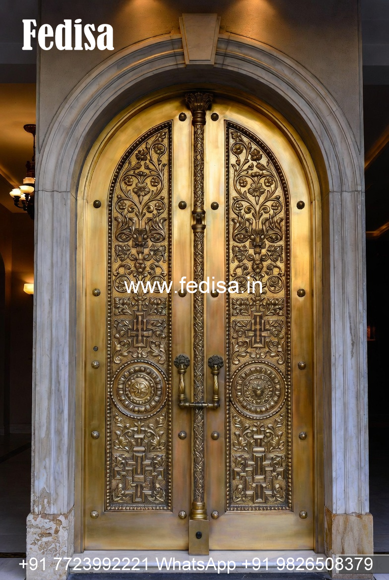 Antique Brass Stair Railing For Classic Homes Parapet Steel Grill Design