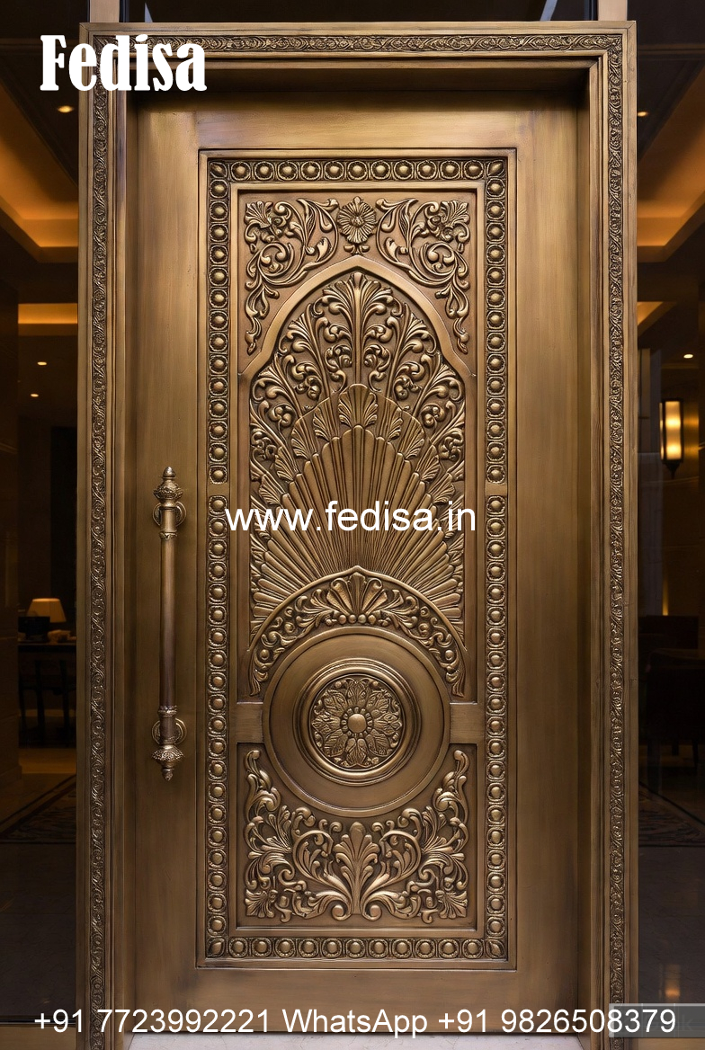 Modern Brass Balcony Railing With Stylish Appeal MS Grill Work