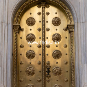 Designer Brass Railing Design With Artistic Finish MS Safety Door Grill Design