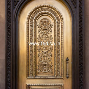 Premium Brass Staircase Railing With Fine Craftsmanship Front House Grill Design