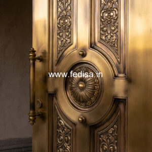 Designer Brass Balcony Railing For Stylish Homes Square Window Grill Design