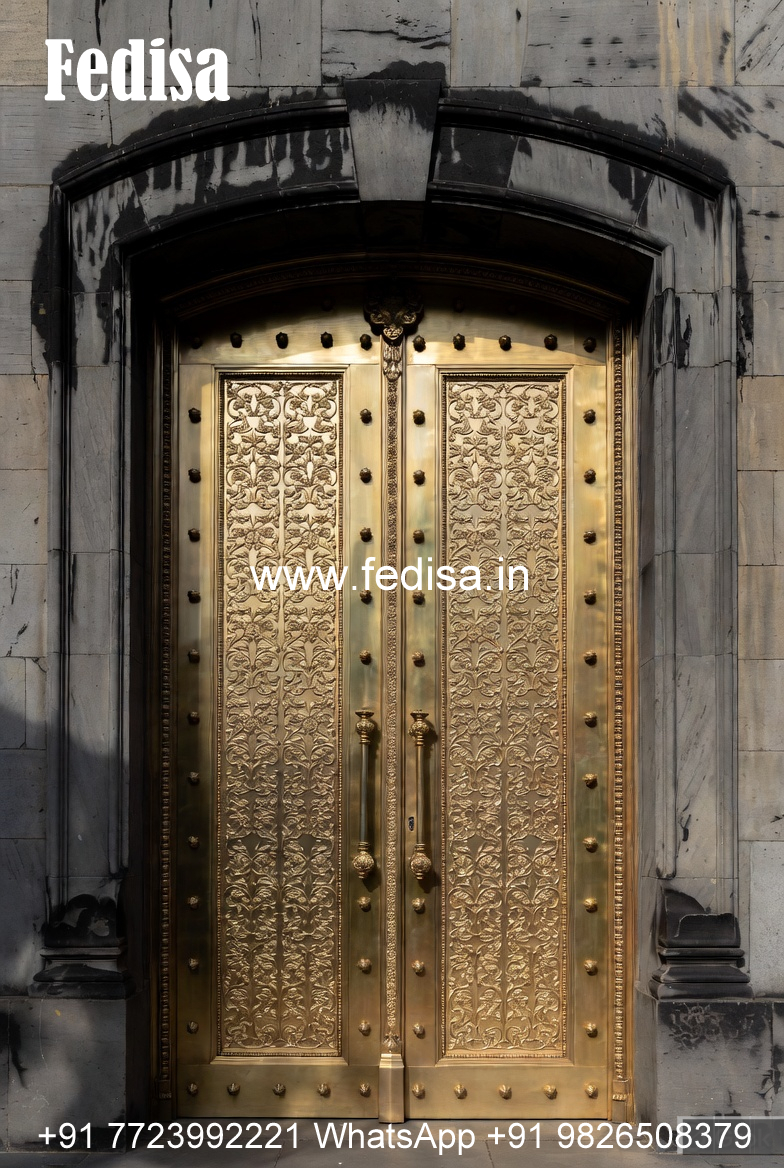 Premium Brass Stair Railing With Unique Design Iron Window Grill Color