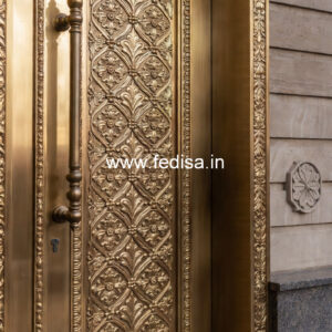 Decorative Brass Stair Railing With Elegant Finish Front Grill Design Steel