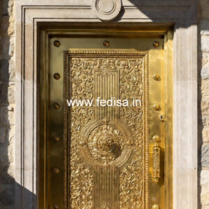 Stylish Brass Staircase Railing For Modern Projects Single Window Grill Design