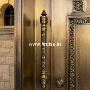 Decorative Brass Staircase Railing With Fine Finish Window Khidki Ka Design