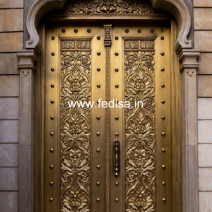 Luxury Brass Railing Design With Elegant Touch Ss Grill Door Design