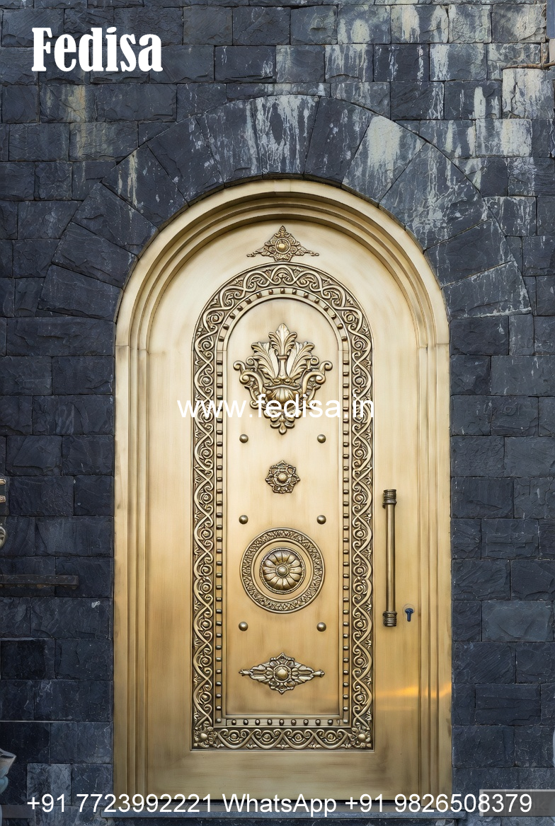 Premium Brass Balcony Railing For Homes Portico Grill Design For House