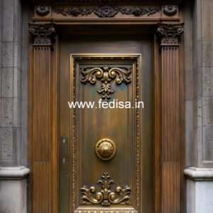 Modern Brass Staircase Handrail Design Metal Grill Gate