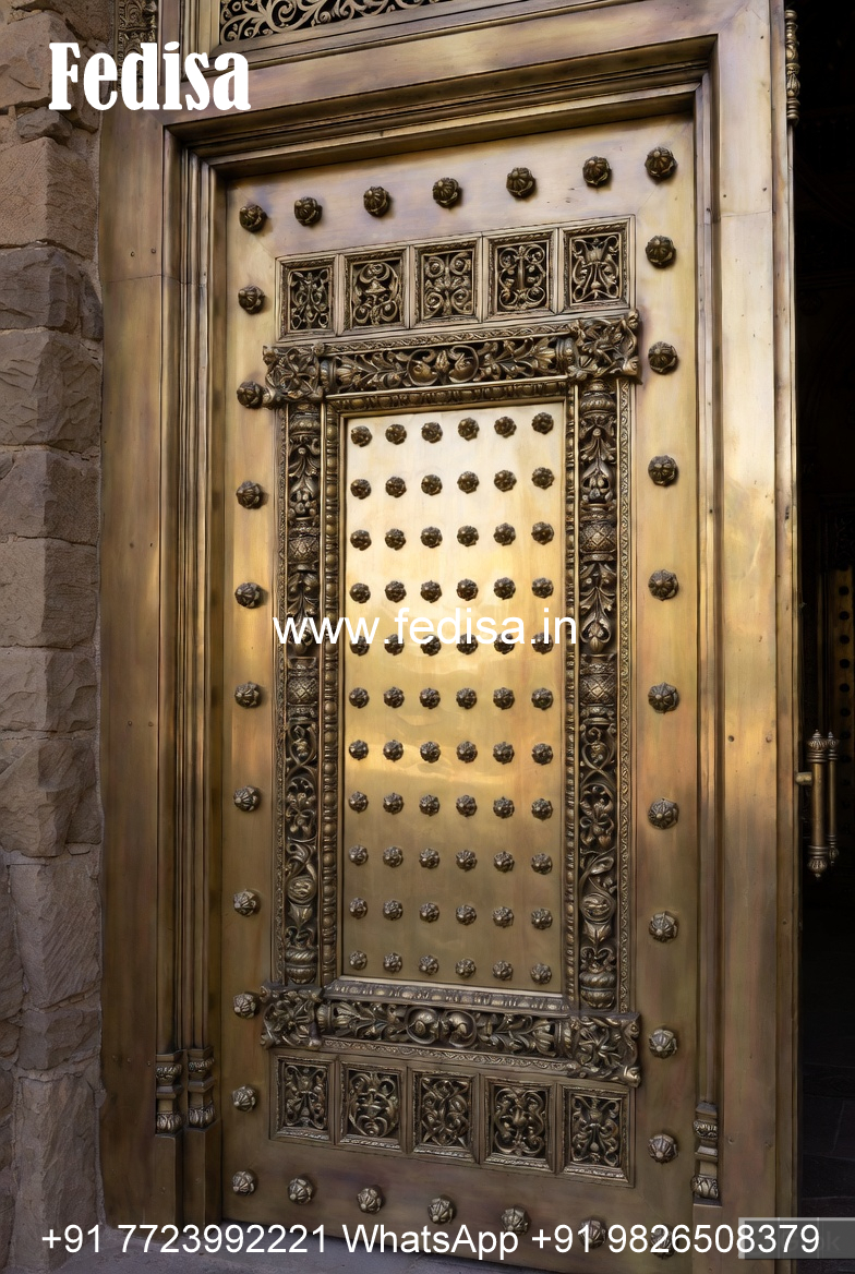 Luxury Brass Handrail Design For Interior Decor Simple Grill Gate