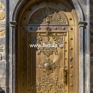 Modern Brass Handrail For Stylish Staircases Metal Grill Door Design