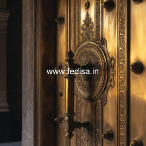 Heavy Brass Railing Design For Strong Support Ss Jali Door Design