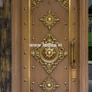 Brass Staircase Railing Design With Glass Panels Maharaja Grill Gate