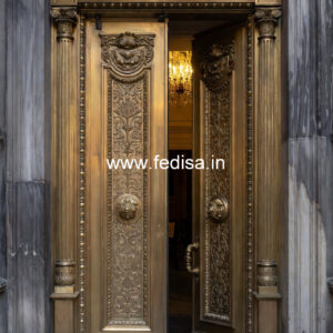 Elegant Brass Handrail Design For Interiors Wpc Grill Board Design