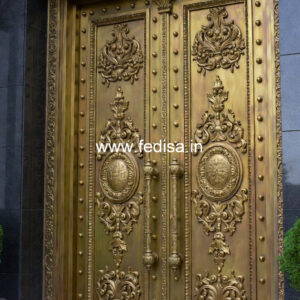 Brass Railing Design With Luxury Finish Grill Gate For Home