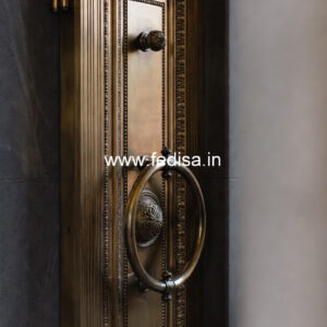 Modern Brass Railing Design For Homes Side Wall Grill Design