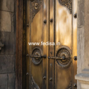 Luxury Brass Handrail Design For Interior Decor Laser Cut Safety Door Grill