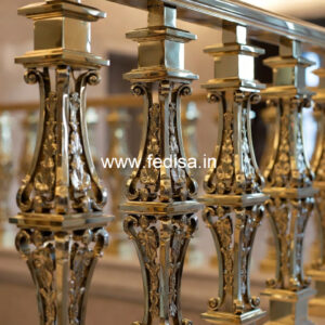 Handcrafted Brass Railing Design For Villas Stairs Design For Indian Houses