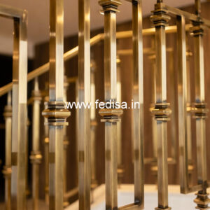 Premium Brass Railing Design Manufacturer Stair Grill Design