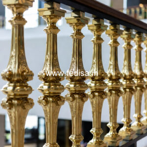 Brass Railing Design For Home Exterior Decor Stairs In Living Room