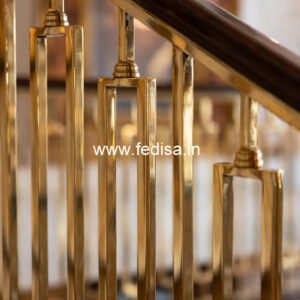 Luxury Brass Balcony Railing Design Collection Modern Stair