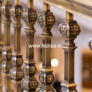 Modern Brass Railing Design For Staircase Clever Stairs For Small Spaces