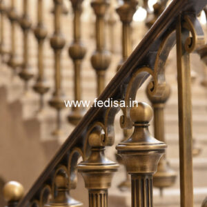 Decorative Brass Railing Design For Villas Iron Stair Railing Design