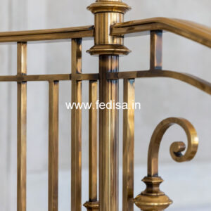 Antique Brass Railing For Classic Homes Pipe Railing For Stairs