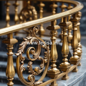 Brass Stair Railing Design For Modern Living Spaces Cabinet Under Stairs Design