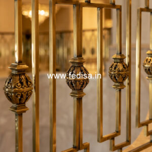 Elegant Brass Balcony Railing Design Inspiration Down Stairs Design
