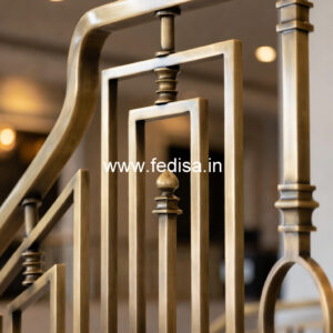 Premium Brass Balcony Railing For Luxury Spaces Staircase Layout