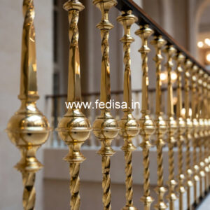 Brass Railing Design For Modern Home Interiors Floating Staircase Structural Design