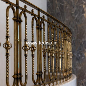 Designer Brass Handrail For Stylish Staircases Simple Stair Railing Design