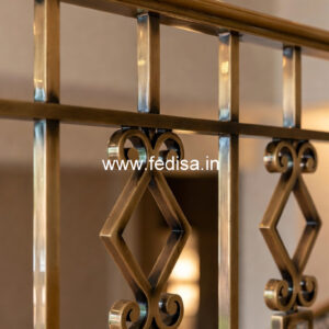 Premium Brass Handrail Design For Elegant Homes Double Staircase House Plans