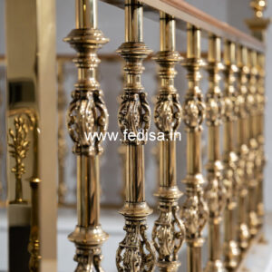 Modern Brass Balcony Railing With Elegant Appeal Modern Indoor Railing