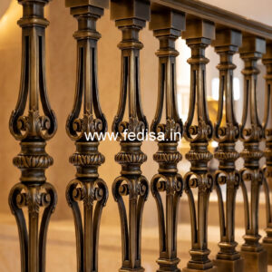 Stylish Brass Handrail Design For Modern Homes Hanging Stairs Design