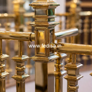 Modern Brass Staircase Railing For Interior Projects Main Door Stairs Design